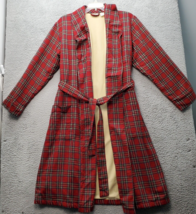 L.L. Bean Robe Men Medium Multi Scotch Plaid Sherpa Lined Cozy Warm Belt... - £21.25 GBP