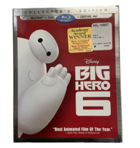 Disney Big Hero 6 Bluray DVD Collectors Edition  Disney Case and Sleeve ... - £6.16 GBP
