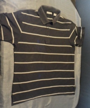 Daniel Cremiear Black & Stripped Button Up Fresh Mens Shirt Large - $14.90