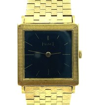 Authenticity Guarantee 
Vintage 18K Yellow Gold Piaget 9356 Manual Watch - £2,840.62 GBP