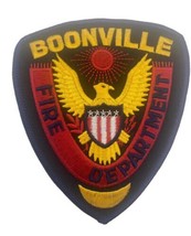 Fire Patch Boonville Fire Department Firefighters Embroidered Patch Vint... - £7.78 GBP
