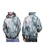 Mary J Blige Singer Mens Graphic Zip Up Hooded Hoodie - £27.47 GBP+