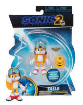 Sonic the Hedgehog 2 Tails with Backpack &amp; Gizmo Wing 4&quot; Articulated Fig... - £11.65 GBP