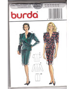 Burda Pattern E4947 SS and LS Blouse and Straight Skirt Sizes 8- 18 EU 34-44 New - $7.92