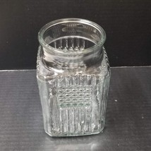 Koeze&#39;s Glass Jar 7 1/2&quot; Apothecary Kitchen Canister NO LID Vintage Clear - £7.19 GBP