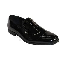 Men Santino Luciano Formal Shoes Patent Leather Shiny Slip on Loafer C35... - $69.99