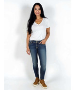 Silver Jeans Co. Suki Curvy Mid Rise Thick Stitch Bootcut Jeans, Size 30x31 - €49,16 EUR