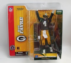 McFarlane 2003 Brett Favre, Green Bay Packers NFL series 7 (green jersey # 4) - $14.01