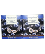 2 Pack Harry &amp; David Milk Chocolate Covered Blueberries Real Fruit 8oz B... - $36.99