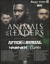 Animals as Leaders Tosin Abasi 2014 Tour Dates advertisement 8 x 11 ad print - £3.38 GBP