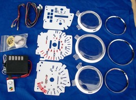 For 1992-1995 Honda Civic SI Automatic AT 7 Color White Face Cluster Glo... - $34.64