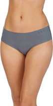 DKNY Womens Bonded Lazer Cut Smooth Invisible Cotton Hipster Panty Sz S GREY NWT - £7.58 GBP