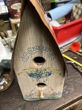 Lenox Handpainted Birdhouse With Copper Roof 12.5” X 6” X 5” - £21.95 GBP
