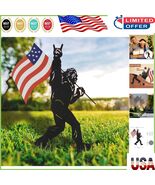 Patriotic Bigfoot Metal Garden Stakes - Unique Outdoor Yard Art Decoration - $922.97 MXN