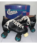 Black Men&#39;s Cobra Roller Derby Skates Size 8 Box Included - $37.01