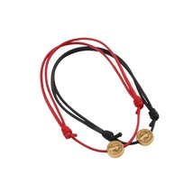 Hot ! 20Pcs Antique Gold Tone Saint Benedict Medal ON Adjustable Red Black Cord  - £23.71 GBP