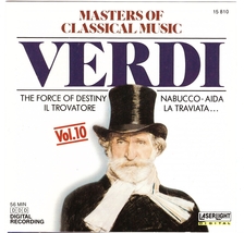 Verdi CD The Force of Destiny Il Trovatore Nabucco Aida La Traviata Vol. 10 - £1.57 GBP