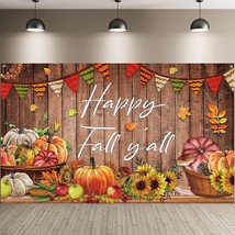 Fall Thanksgiving Party Decorations, Fall Thanksgiving Farmhouse Photography Bac - £15.81 GBP