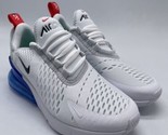 Nike Air Max 270 &#39;Photo Blue&#39; White Sneakers 943345-114 GS Size 5Y/Women... - $112.49