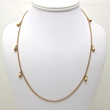 Adami &amp; Martucci Classic Rose-Gold Chain with Small Drops - £111.52 GBP