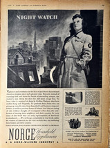 Night Watch Norge Household appliances Borg-Warner 1943 Vintage Print Ad... - $8.33