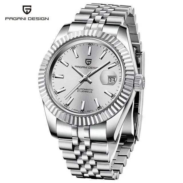 Men Mechanical Watch Luxury Automatic Watch Sport Stainless Steel 100M W... - $332.16
