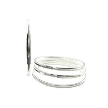 Cute Karizmatic 925 Silver Indian Bangles Bracelets (Churi) - 4pc Set - £90.93 GBP+