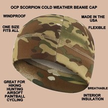 NEW OCP SCORPION CAMOUFLAGE PATTERN Fleece Watch Cap Hat COLD WEATHER WI... - $18.13
