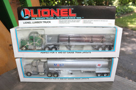 Lionel 12806 Lumber Truck &amp; 12808 Marathon Tanker Truck NEW LB - £31.54 GBP