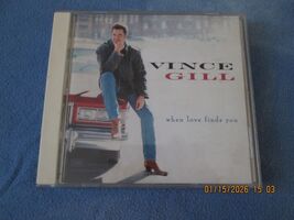 VINCE GILL WHEN LOVE FINDS YOU 1994 CD - $15.00
