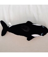 Shamu Orca Killer Whale Beanbag Plush Carnival Toy Stuffed Animal Black ... - £8.55 GBP