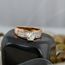 Round Cut Engagement Ring Lab Grown Diamond, 2.00 CT Solitaire Diamond R... - $341.00