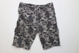 Diesel Industry Boys Size 16 Faded Baggy Camouflage Cargo Shorts Gray Co... - $48.24 CAD