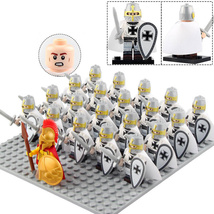 21pcs Medieval Teutonic Knights Army Set Custom Minifigure Bricks Toys - £21.32 GBP