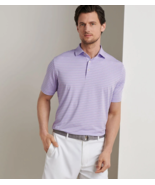 Polo Golf Ralph Lauren Sz L Purple Striped Casual Shirt Stretch Short Sl... - €21,44 EUR