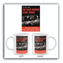 Ten Years Ago The Nazis Burned These Books - 1943 - World War II Propaganda Mug - $23.99+