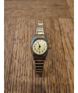 Vintage Women&#39;s Expansion Band Gold Tone Watch, Needs Battery - $8.54