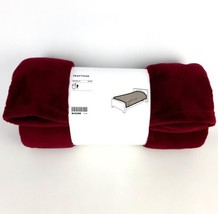 Ikea TRATTVIVA Bedspread Dark Red  59x98&quot; New 205.069.23 - £34.23 GBP