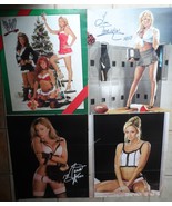WWE WWF 4 Posters 2005 The Women 24*20 Inch World Wrestling Colour Colle... - $29.50