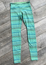 Lululemon 6 Women&#39;s Leggings Full Length Wunder Under Stretch Yoga Green - $29.95