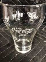 10 oz. Coca Cola Multi Language Beverage Glass Excellent Condition - £7.15 GBP