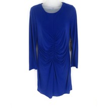 Vince Camuto Long Sleeve Ruched Bodycon Dress Blue 10 NWT $148 - £31.14 GBP