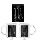 1959 - Fender Jazzmaster Electric Guitar - C. L. Fender - Patent Art Mug - £19.17 GBP+