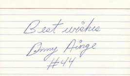 Danny Ainge Signed Autographed 3x5 Index Card - $9.95