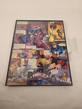 Framed Comic Strip Page, Behind Glass, 8.5 x 11, Great Condition - £15.13 GBP