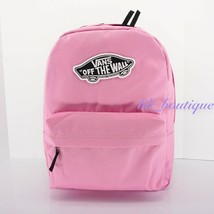 NWT Vans Realm Backpack School Laptop Travel Bag VN0A3UI6UNU Pink Black White 36 - £28.10 GBP