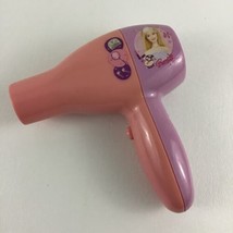 Barbie Doll Toy Blow Dryer 6&quot; Hair Styling Tool Pretend Play Beauty Salon Toy - £19.46 GBP