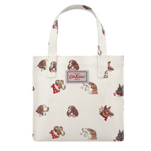 Cath Kidston Small Bookbag Mini Size Tote Lunch Bag Dog Portraits Pattern - £14.94 GBP