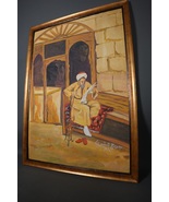 Original Oil on Canvas ” Arabian Old Folk Art ” by Renowned George Shtiw... - $376.89 CAD