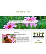 [NEW DESIGN] HERBAL STORE ecommerce website business for sale AUTO CONTENT - £71.34 GBP
